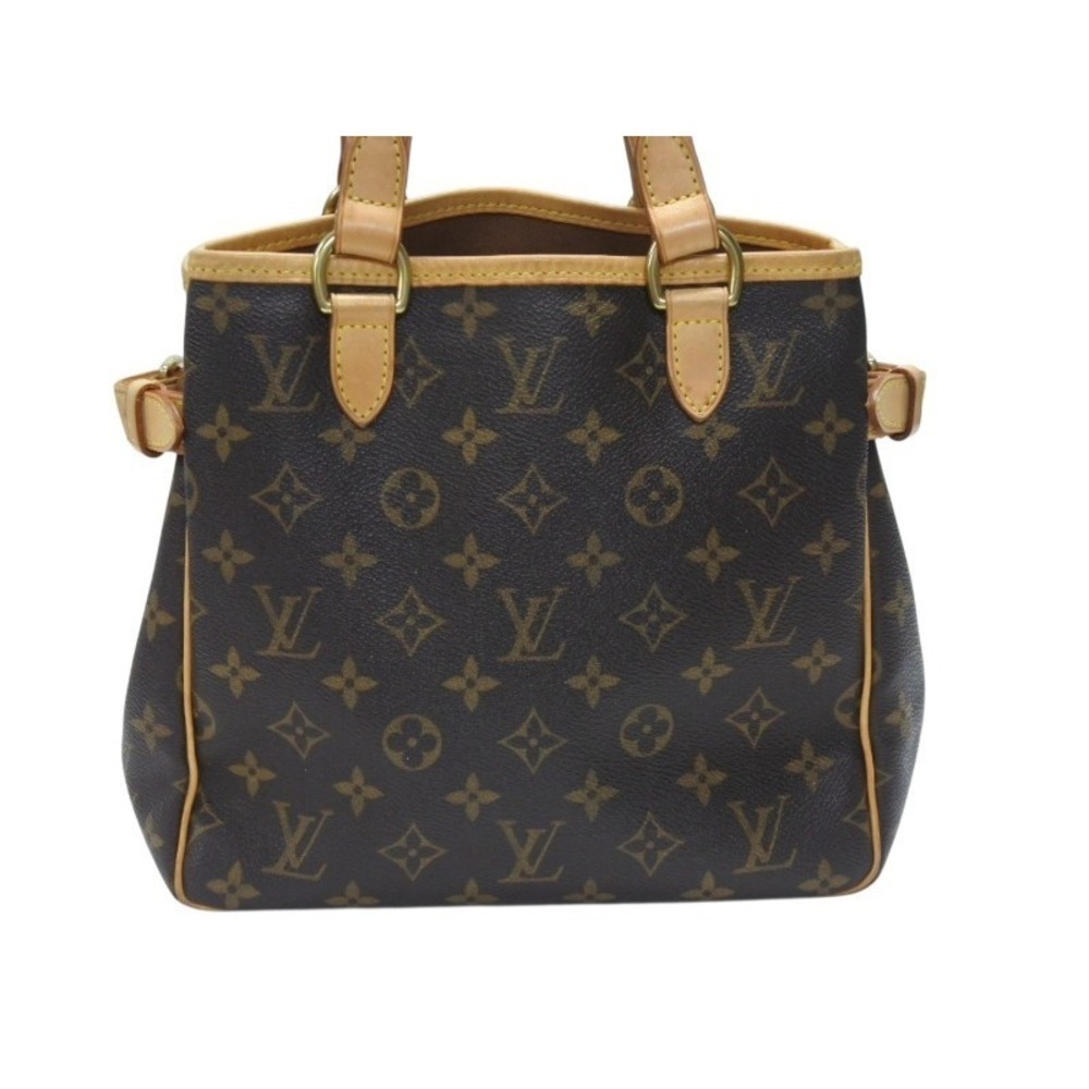 Louis Vuitton Shoulder Brown Leather Batignolle Monogram Bag